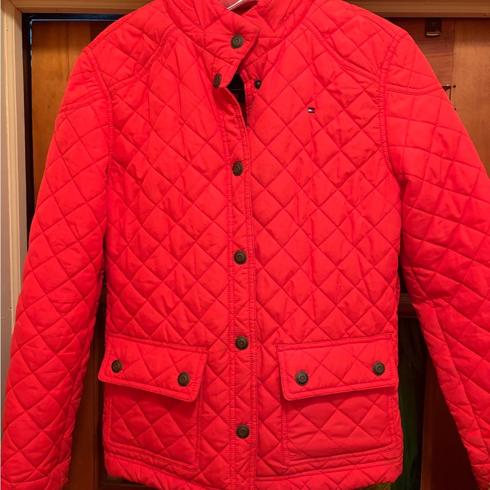 Tommy Hilfiger Orange Fleece Jacket
